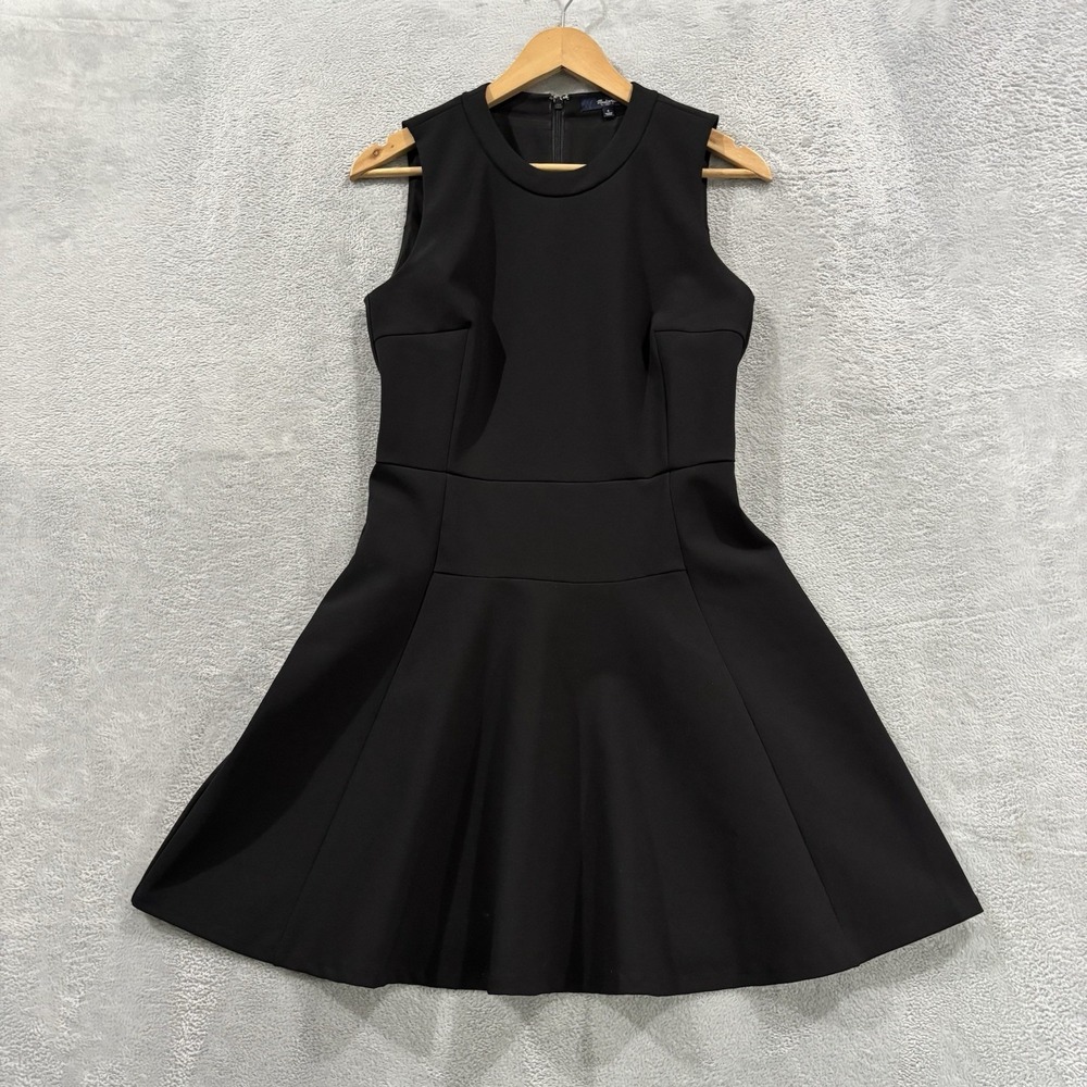 Madewell Midi Dress 4 Black Fit Flare Minimalist Old Money Quiet Luxury Sleek